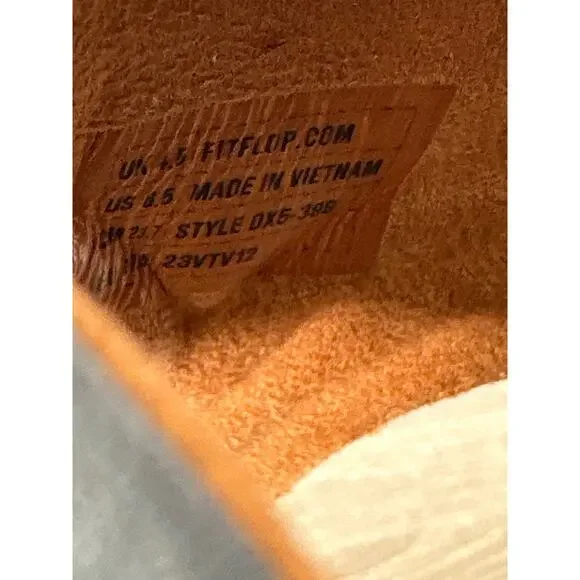 FitFlop Walkstar Toe-Post Thong Sandal Leather Upper Midnight Navy US 6.5‎ NIB - Picture 6 of 7